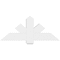Ekena Millwork Kennewick Architectural Grade PVC Gable Bracket, 48"W x 20"H x 4"D x 6"F, 10/12 Pitch GBP048X20X0406KEN00 - alternate 4